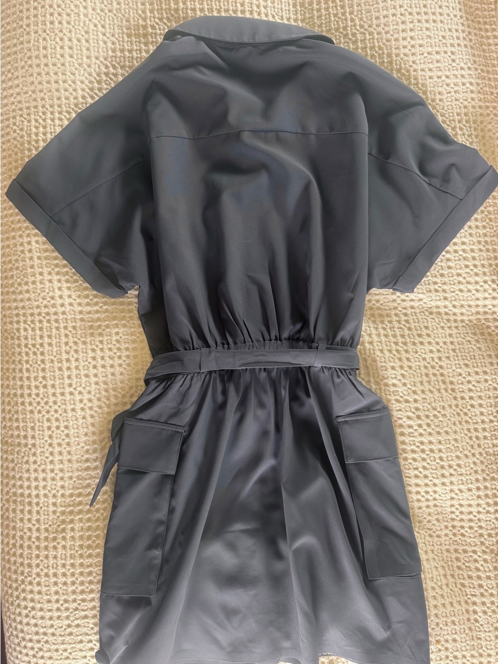 Rhone Mirage Shirt Dress Small Navy Blue UPF 50 Athleisure Travel NWOT - Picture 9 of 12